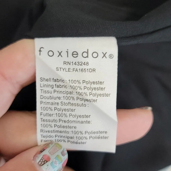 Foxiedox Anemone Smocked Mixed-Print Dress - Picture 14 of 14